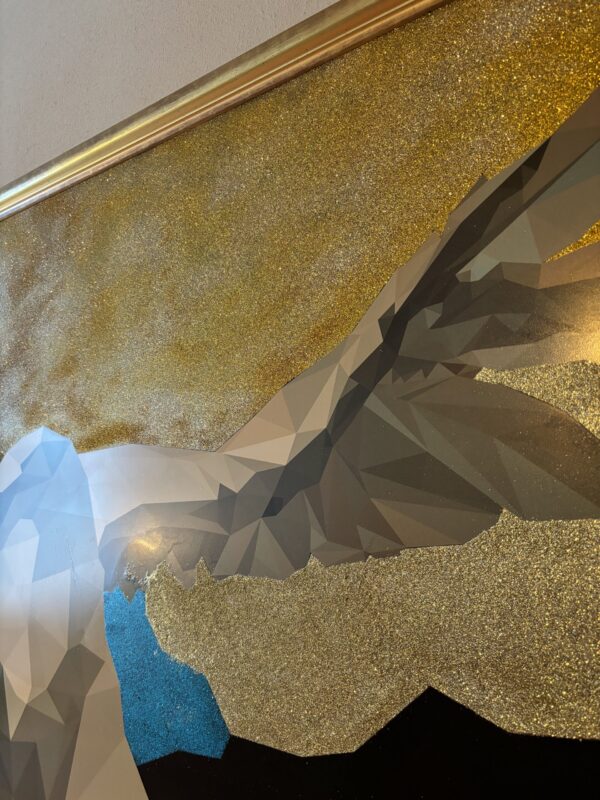 De bedreigde zwaan 150 x 200 cm - Afbeelding 2