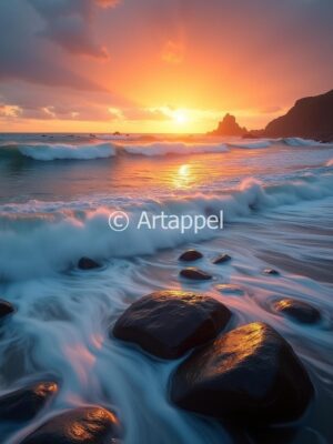Ibiza beach 95 x 120