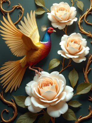 Golden Pheasant 90 x 115