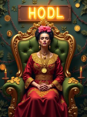 HODL Frida 95 x 120