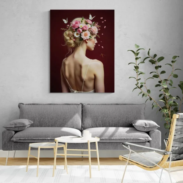 Kroon van bloemen - Afbeelding 2